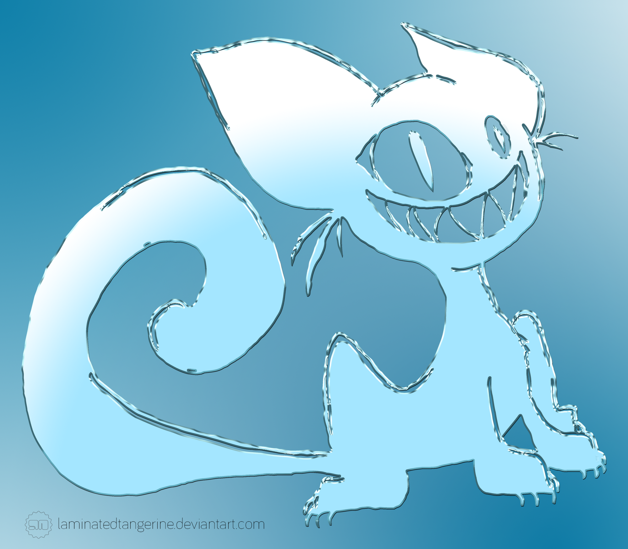 Chrome Cat by LaminatedTangerine on DeviantArt