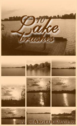 Lake Brushes for Photoshop