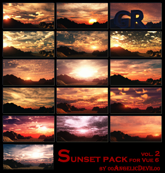 Sunset pack for Vue 6 vol.2 by 00AngelicDevil00