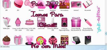 Pack de iconos DE CHICAS!!