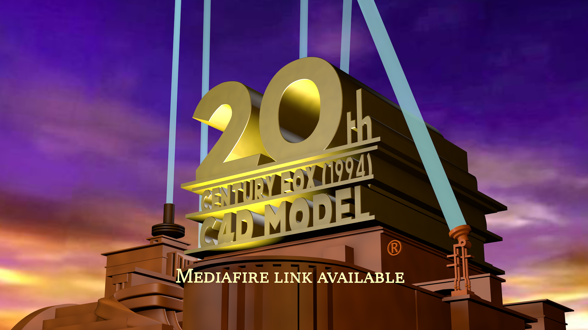 20th Century Fox 1994 C4D Model Available By Eliscristiane2012 On 20th-century-fox-1994-c4d-model-available-by-eliscristiane2012-on