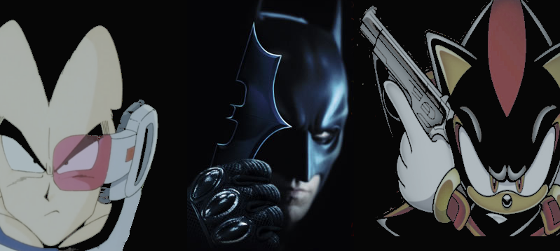 Shadow vs Batman vs Vegeta by Exodvs on DeviantArt