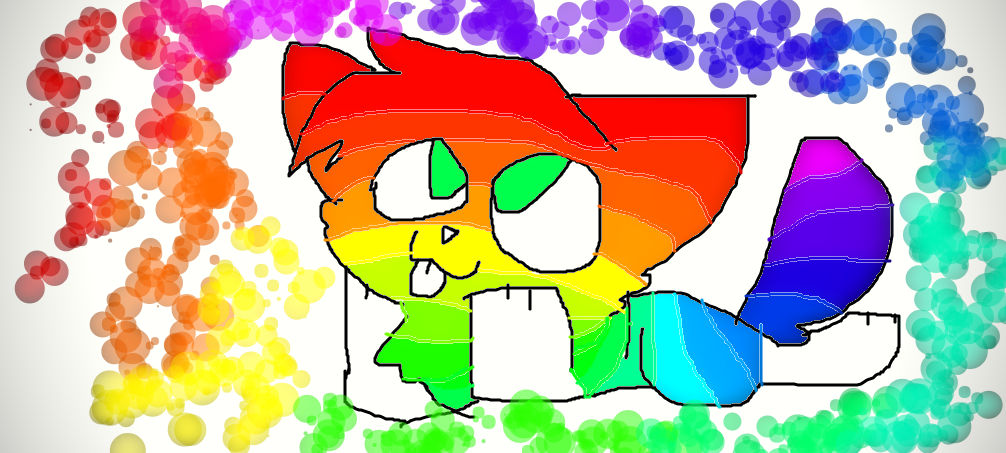 Rainbow Cat by TheSparklingEevee on DeviantArt