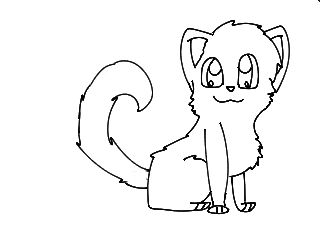Cat lineart by beaner005 on DeviantArt