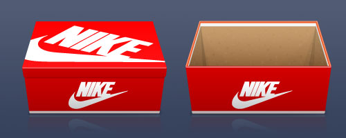 nike shoebox logo