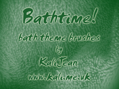 Bathtime - Texture Brushes