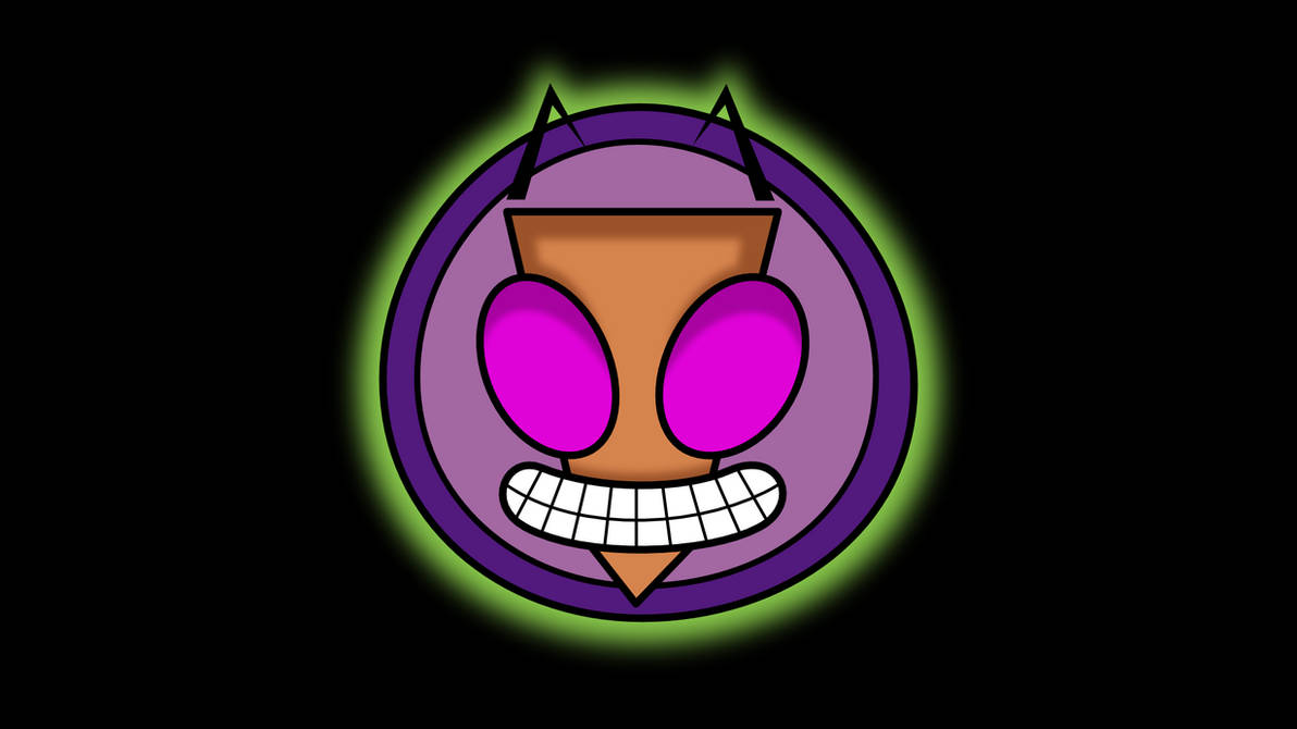 Invader Zim face logo thingy by mattyhex on DeviantArt.