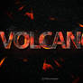 Psd volcano fire - Text Effect