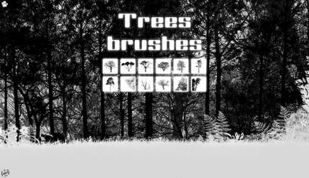 Tree brushes (Photoshop)