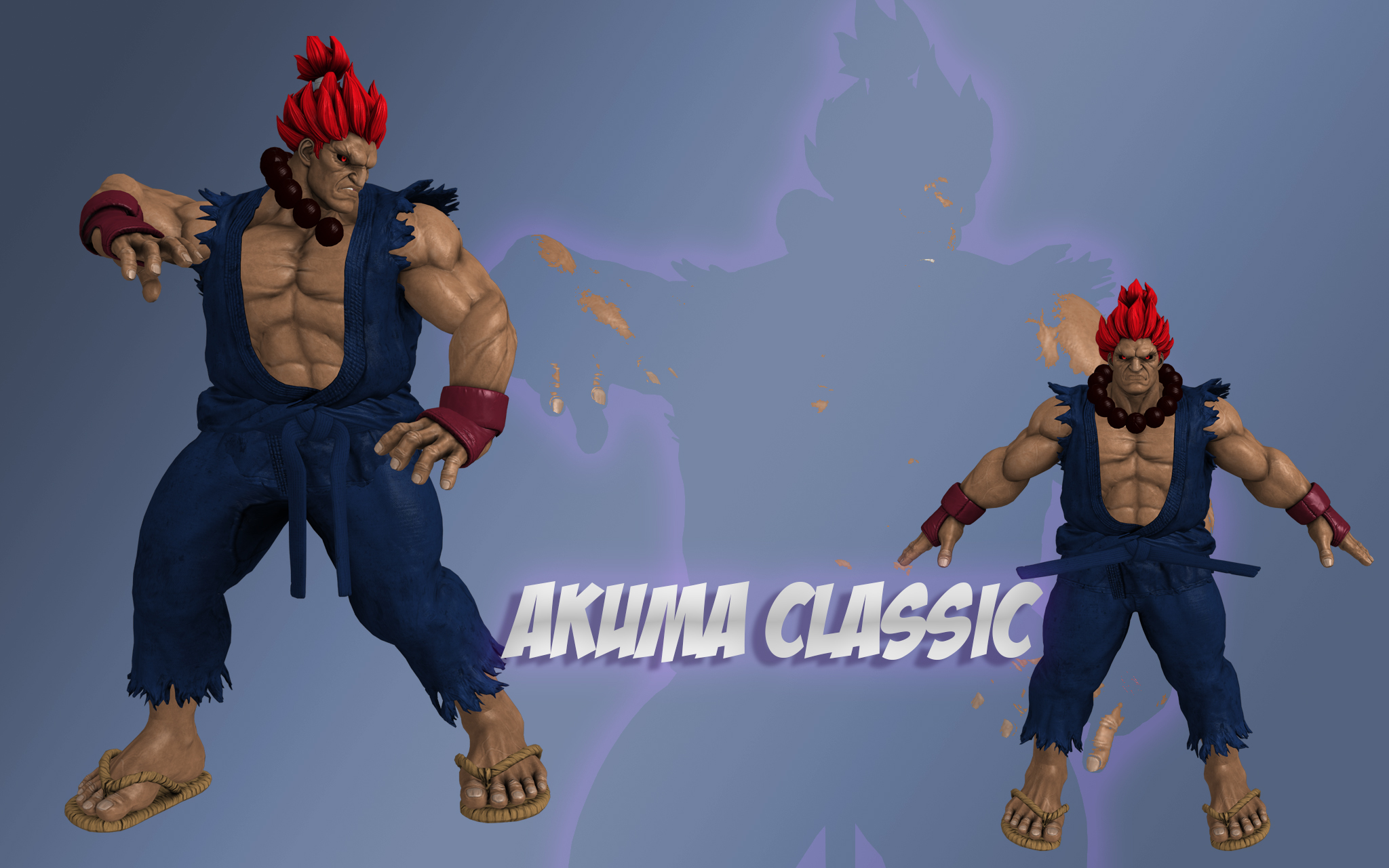 Akuma Street fighter v (customized) by ganstyle on DeviantArt