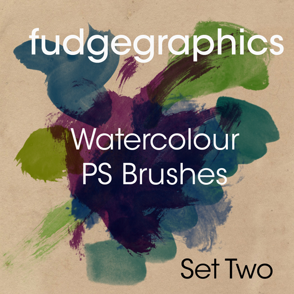 Watercolour Brushes Set 2 by fudgegraphics on DeviantArt