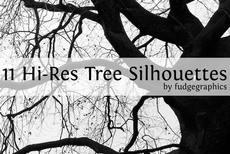 Hi-Res Tree Silhouettes