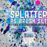 Hi-Res Splatter PS Brush Set