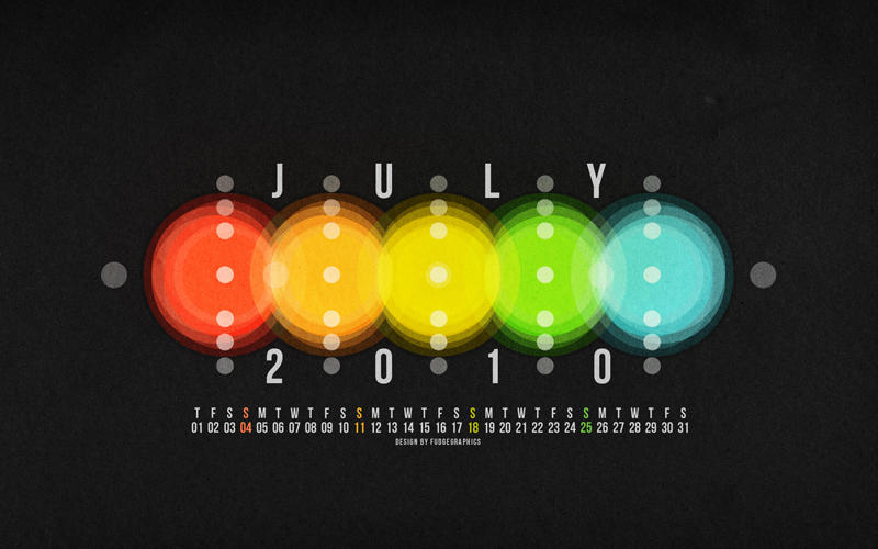 July 2010 Calendar Wallpaper by fudgegraphics on DeviantArt