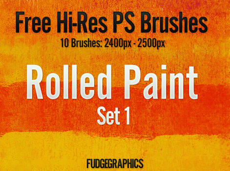 Rolled Paint PS Brush Set 1