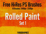 Rolled Paint PS Brush Set 1