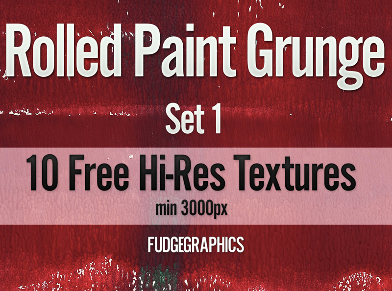 Rolled Paint Textures Set 1