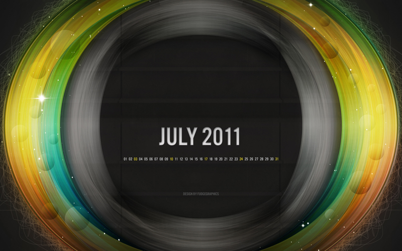 July 2011 Wallpaper Set