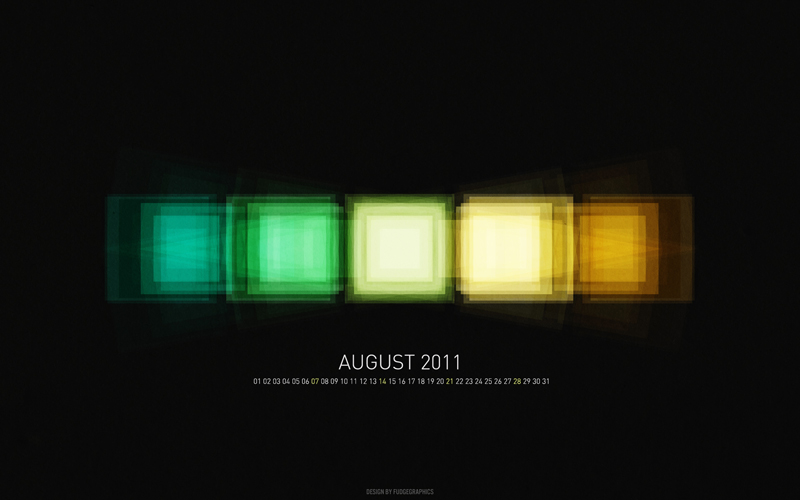 August 2011 Wallpaper Set