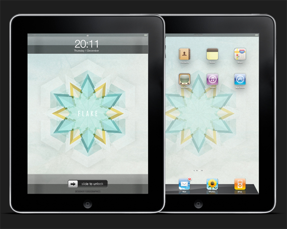 Flake: iPad Wallpaper Set by fudgegraphics on DeviantArt