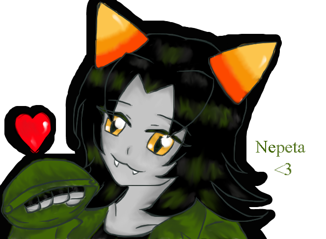 Nepeta colored- heart red