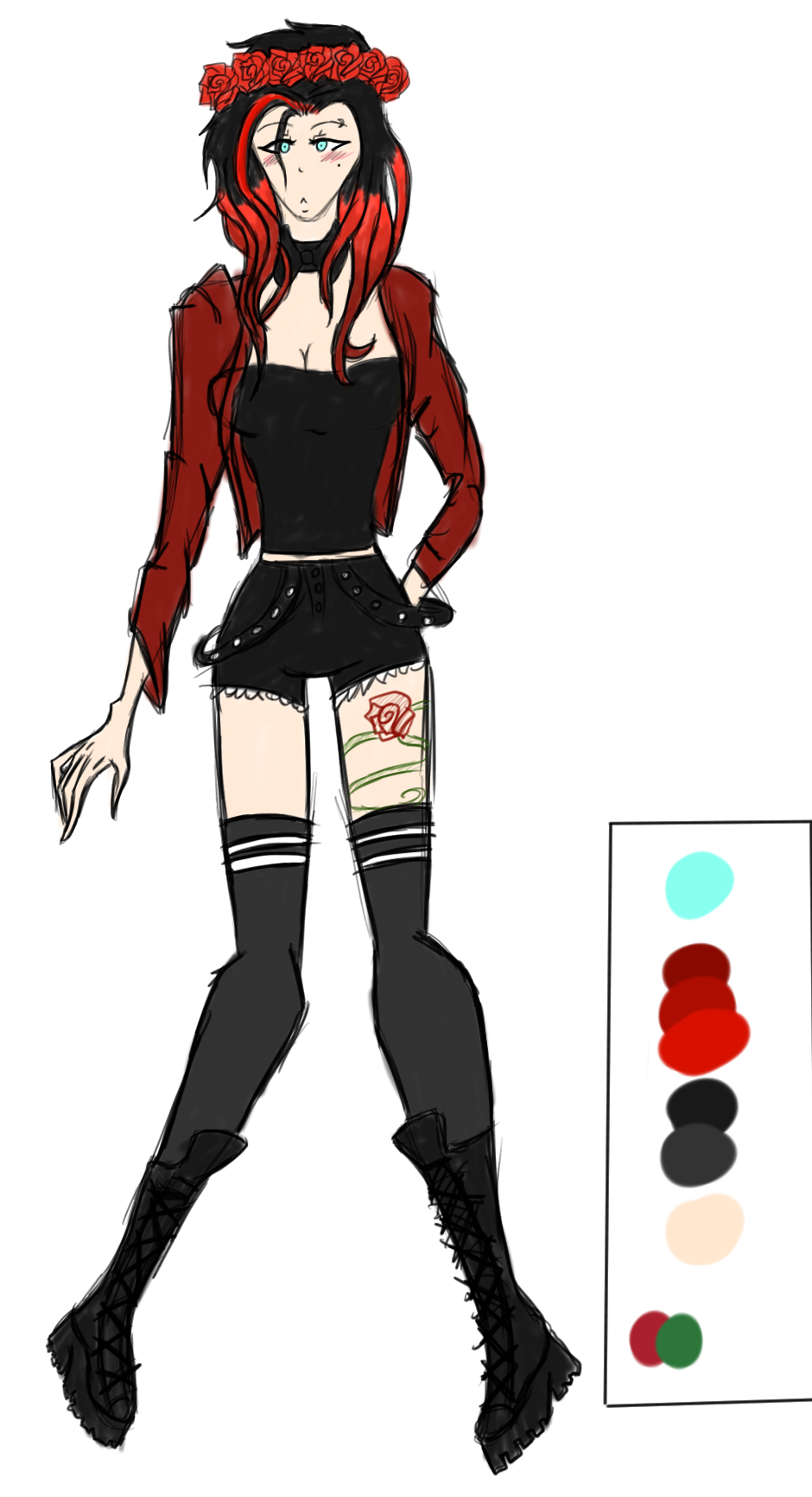 Rose by BlackSkullFlame on DeviantArt