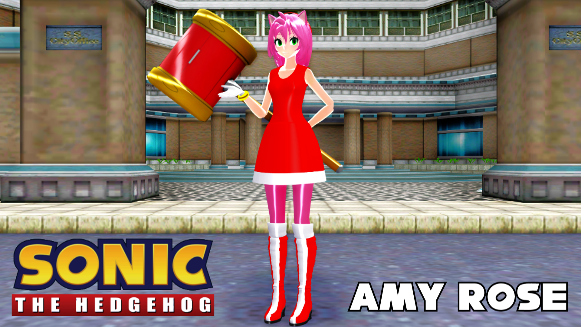 [MMD/Model] Amy Rose (Human) (NO DL) by Nerey006 on DeviantArt