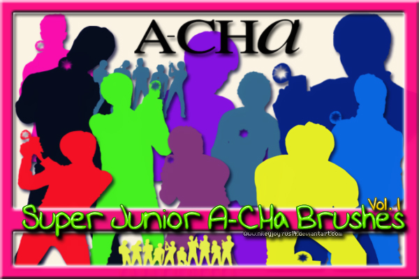 Super Junior A-CHa Brushes 1