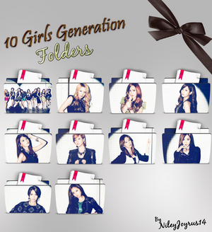 Girls Generation - Flower Power Folders (Request)