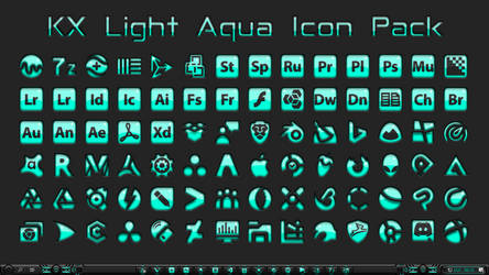 [IconPack] Kinetik X Light Aqua (700 icons)