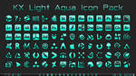 [IconPack] Kinetik X Light Aqua (700 icons) by Pixscells