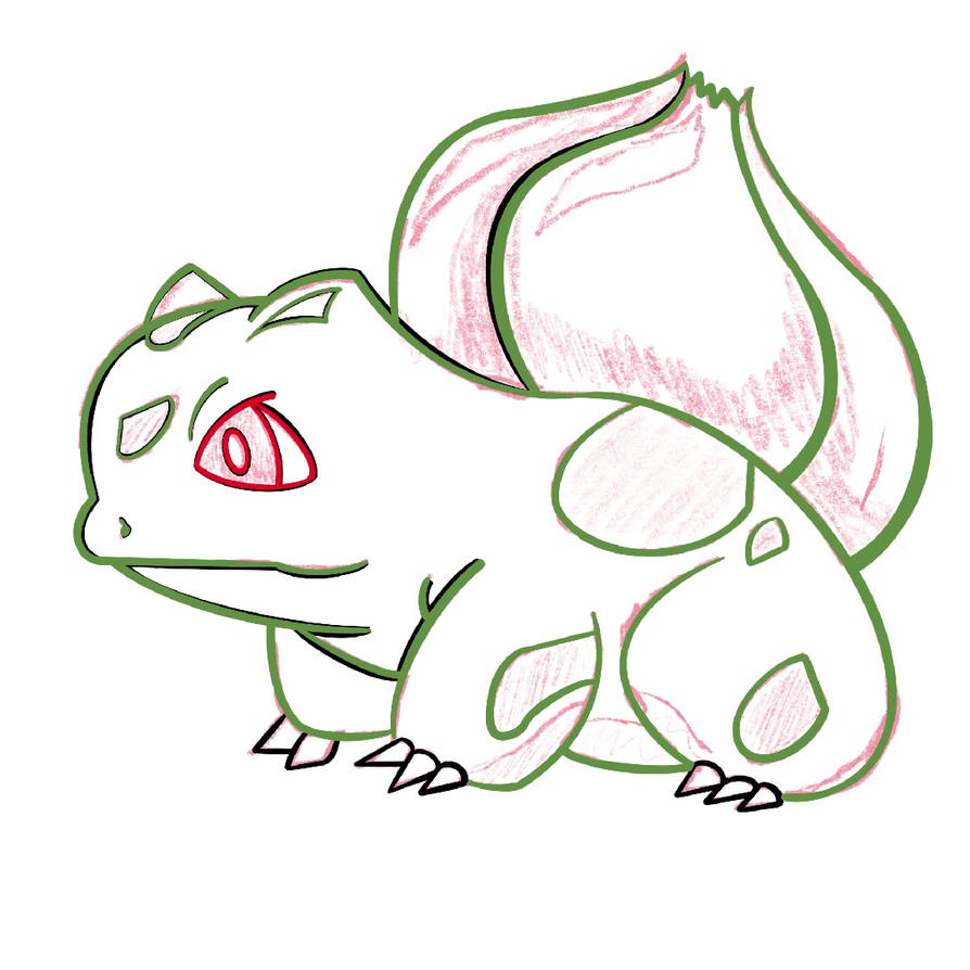 Procreate export Timelapse canvas bulbasaur 1 by BootlegINK on