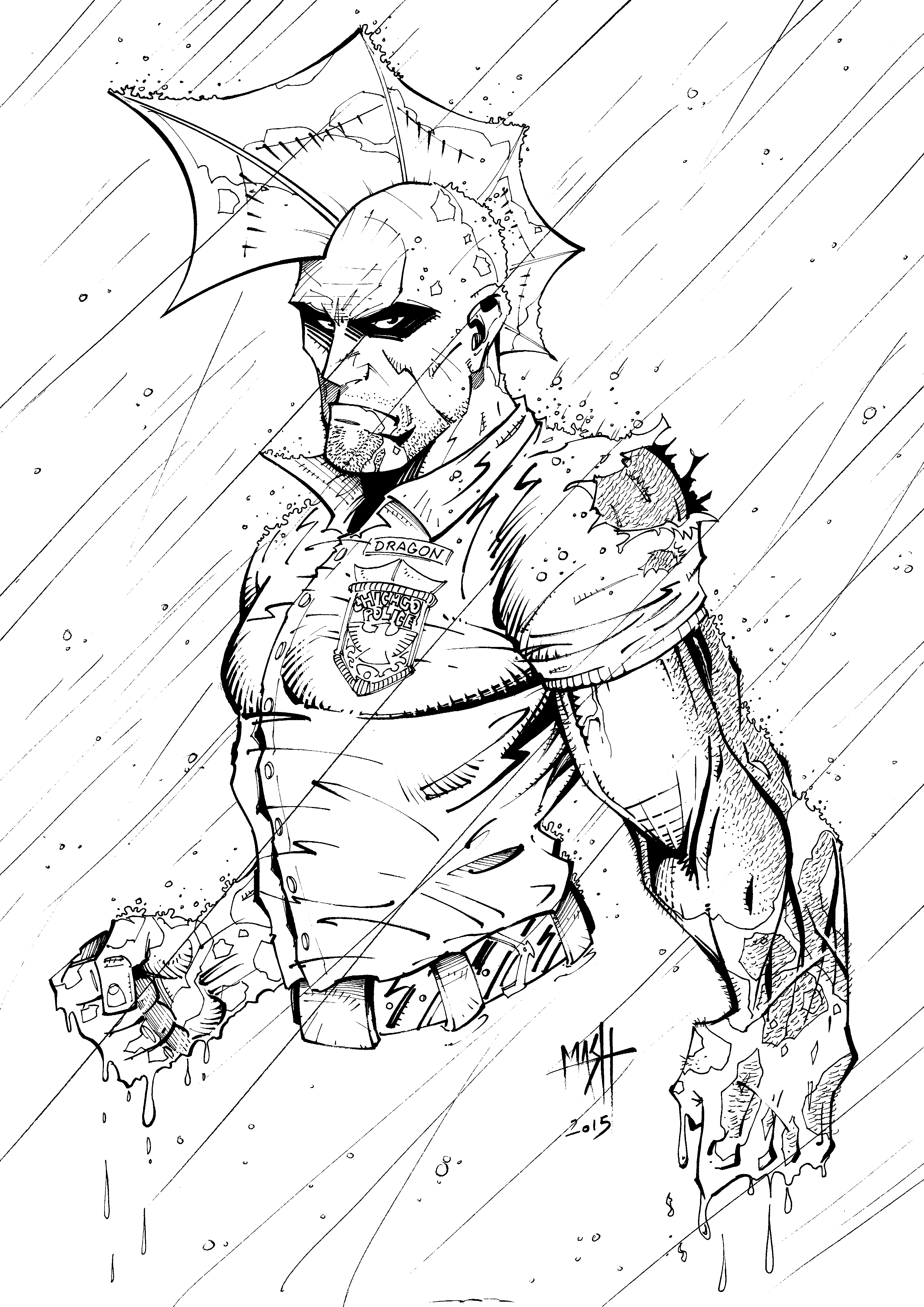 Savage Dragon - Inks