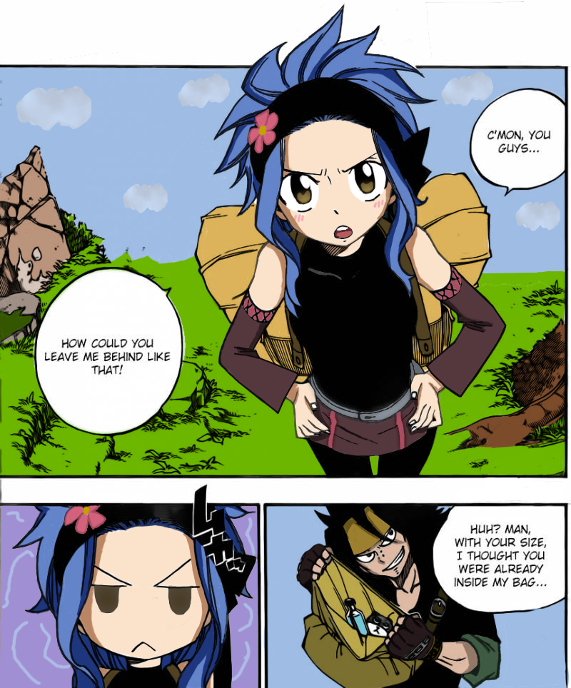 Cute Levy and Gajeel moment