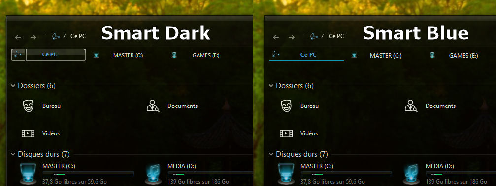 Smart Tabs For Qttabbar Windows 10 Dark Themes By Mykou On Deviantart