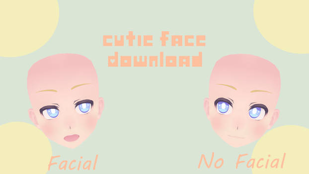 {MMD} Male Cutie Face {Download}