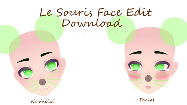 {MMD} Le Souris Face Edit {Download}