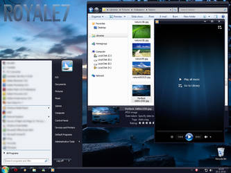 Windows 7 Basic Royale7 by Kipet, visual art