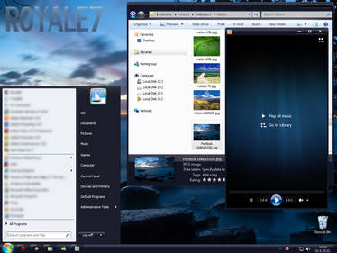 Windows 7 Basic Royale7 by Kipet, visual art