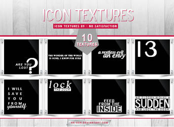 Icon Textures 09 - No satisfaction