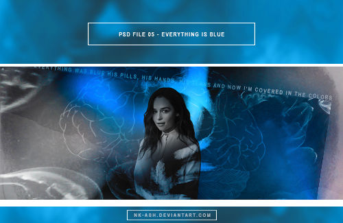 PSD File 05 - Everything is blue