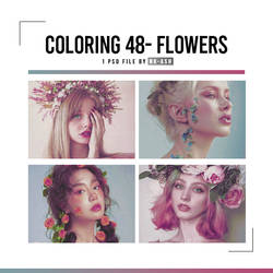 Coloring 48 - Flowers