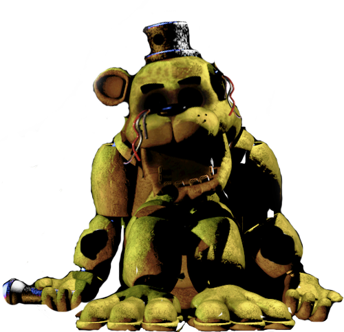 Withered Fnaf 1 Golden Freddy by fnafundertale2 on DeviantArt