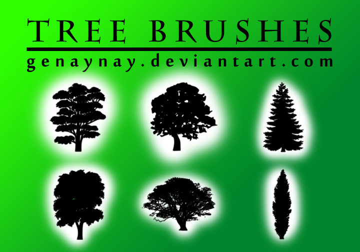 Tree Photoshop Brushes