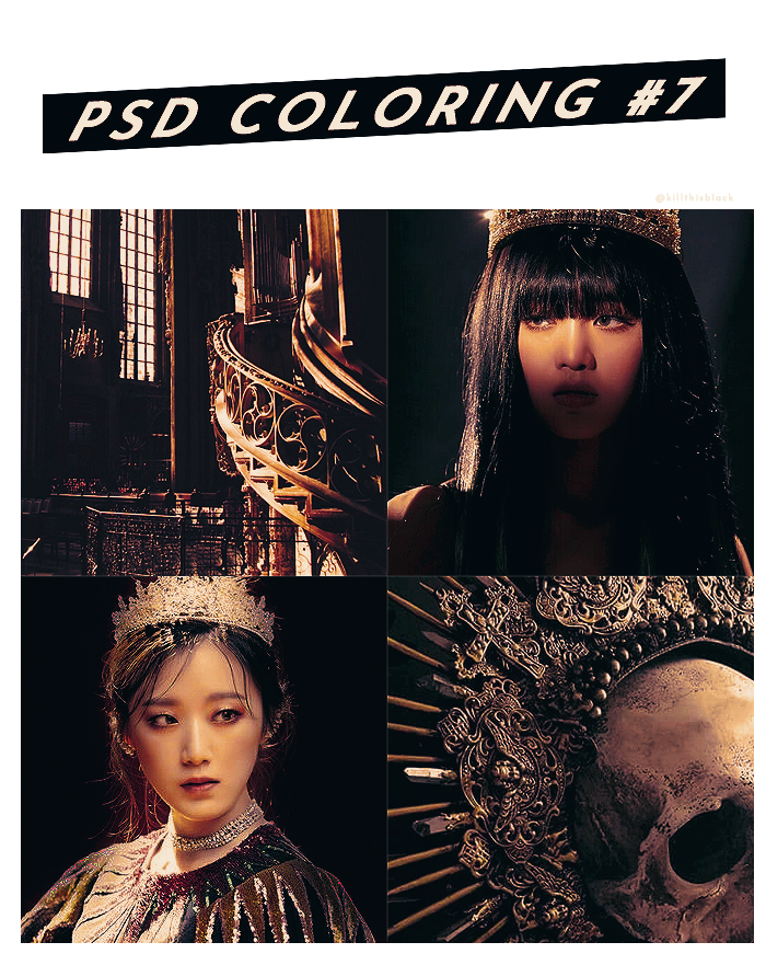 [ PSD COLORING #7 ] by killthisblack on DeviantArt