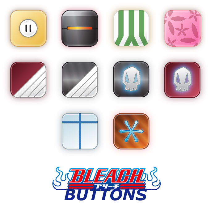 Bleach Buttons by Chrispynutt on DeviantArt