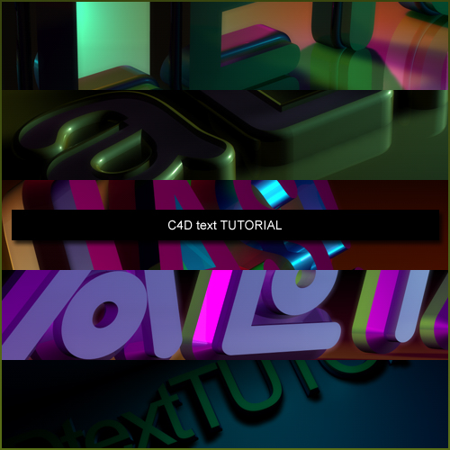 C4d Text tutorial