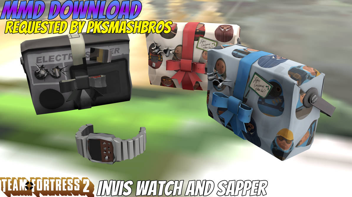 MMD DL - Sapper and Invisi watch (Team Fortess 2) by TheHomingBlueStar ...