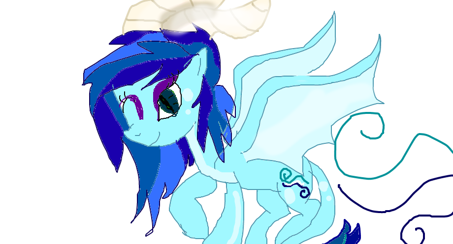 Bliss Wind full dragon-pony form by LunarLightningStrike on DeviantArt