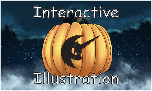 Halloween Fluttershy Interactive Illustration